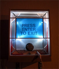 Joe Mckay. 'Press enter to exit'.