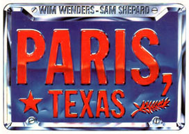 Wim Wenders. Paris Texas.