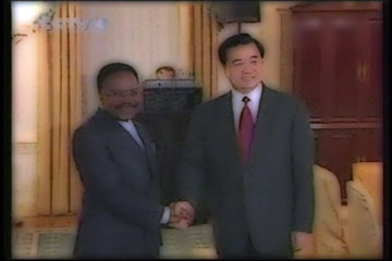 Hu Jintao handshake