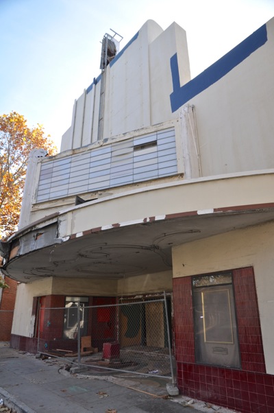 The Park Theatre, just before its demolition.