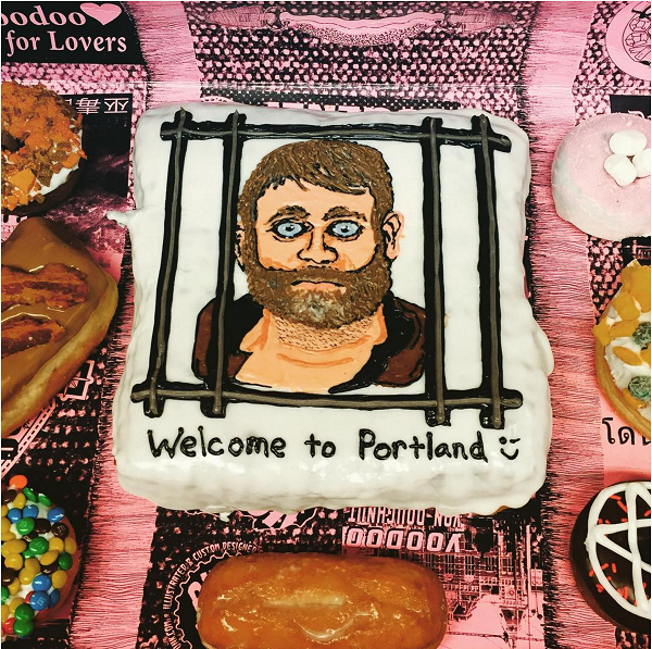 6. Ammon Bundy Donut made by Voodoo Donuts